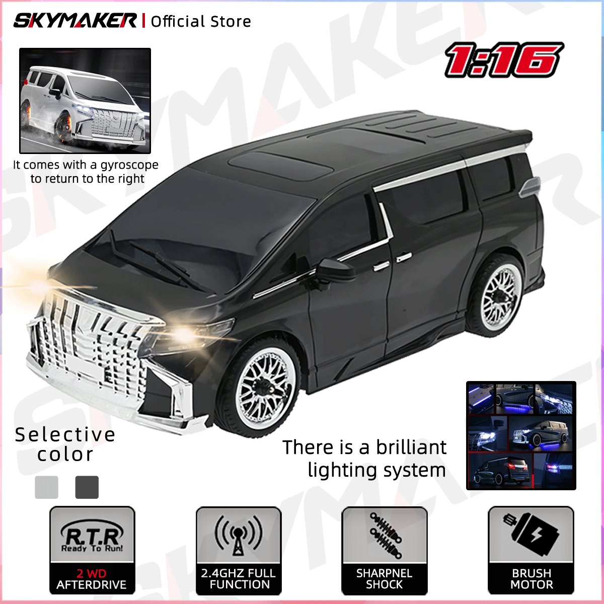 Rc Drift Car 1 24 Scale 4Wd - MN68 Coche de Derrape RC a