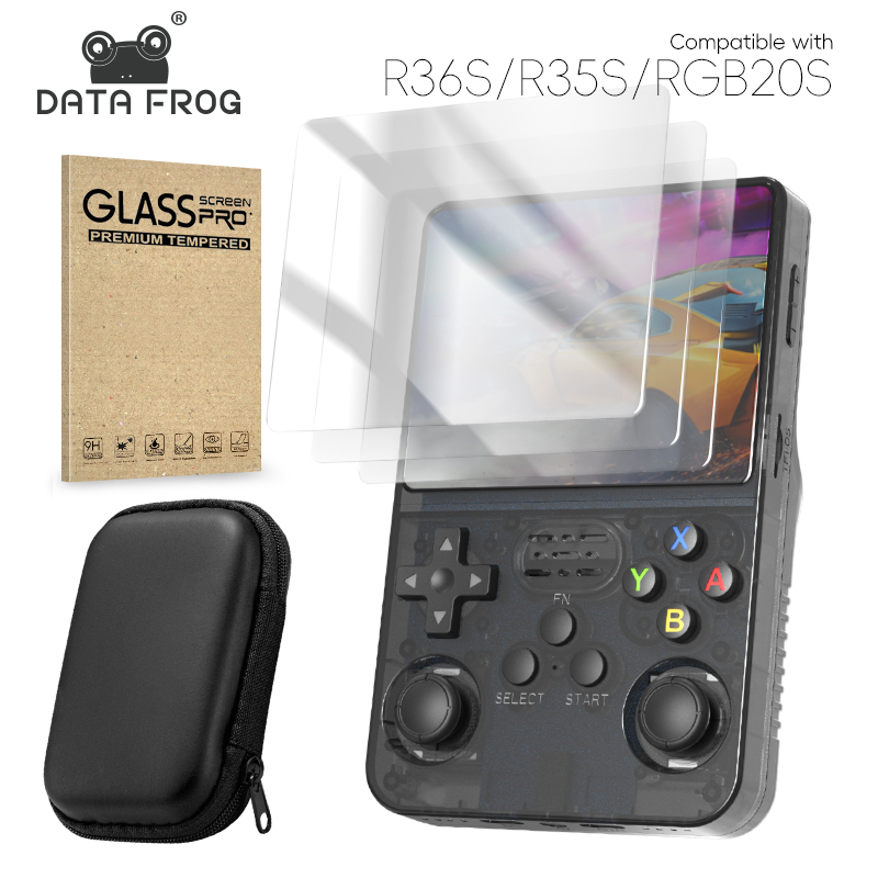 Retro Handheld Game Console R36S - Protector de pantalla DATA FROG R36S,