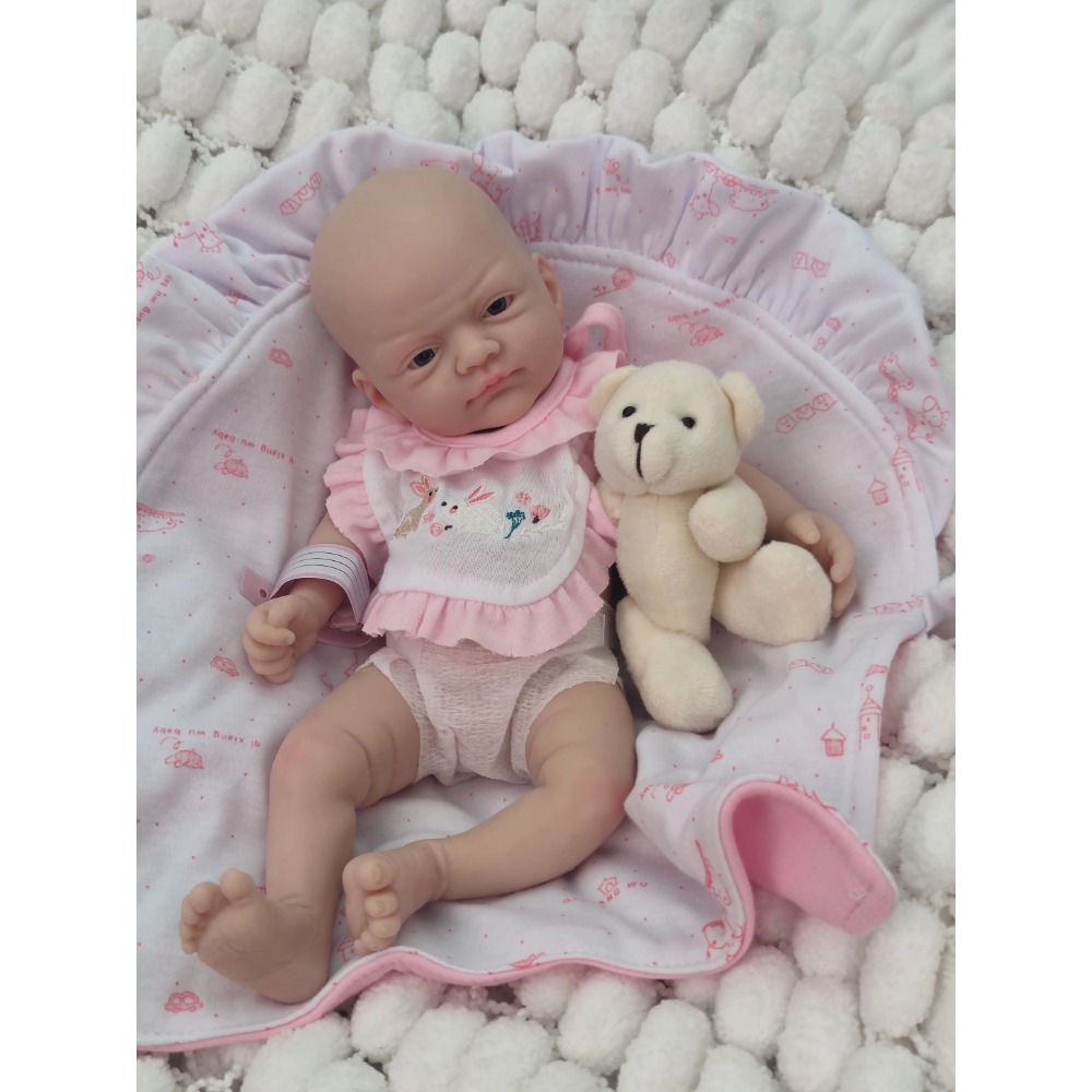 Reborn Baby Doll Silicone Realistic - Muñeca Reborn de Silicona Suave de