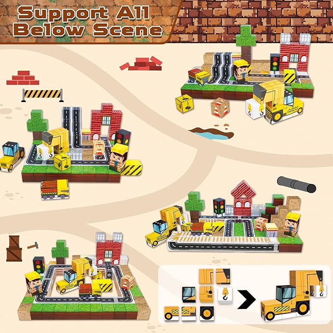 100 Uds. Bloques magnéticos, b - Magnetic Building Tiles Set 100Pcs reseña y precio