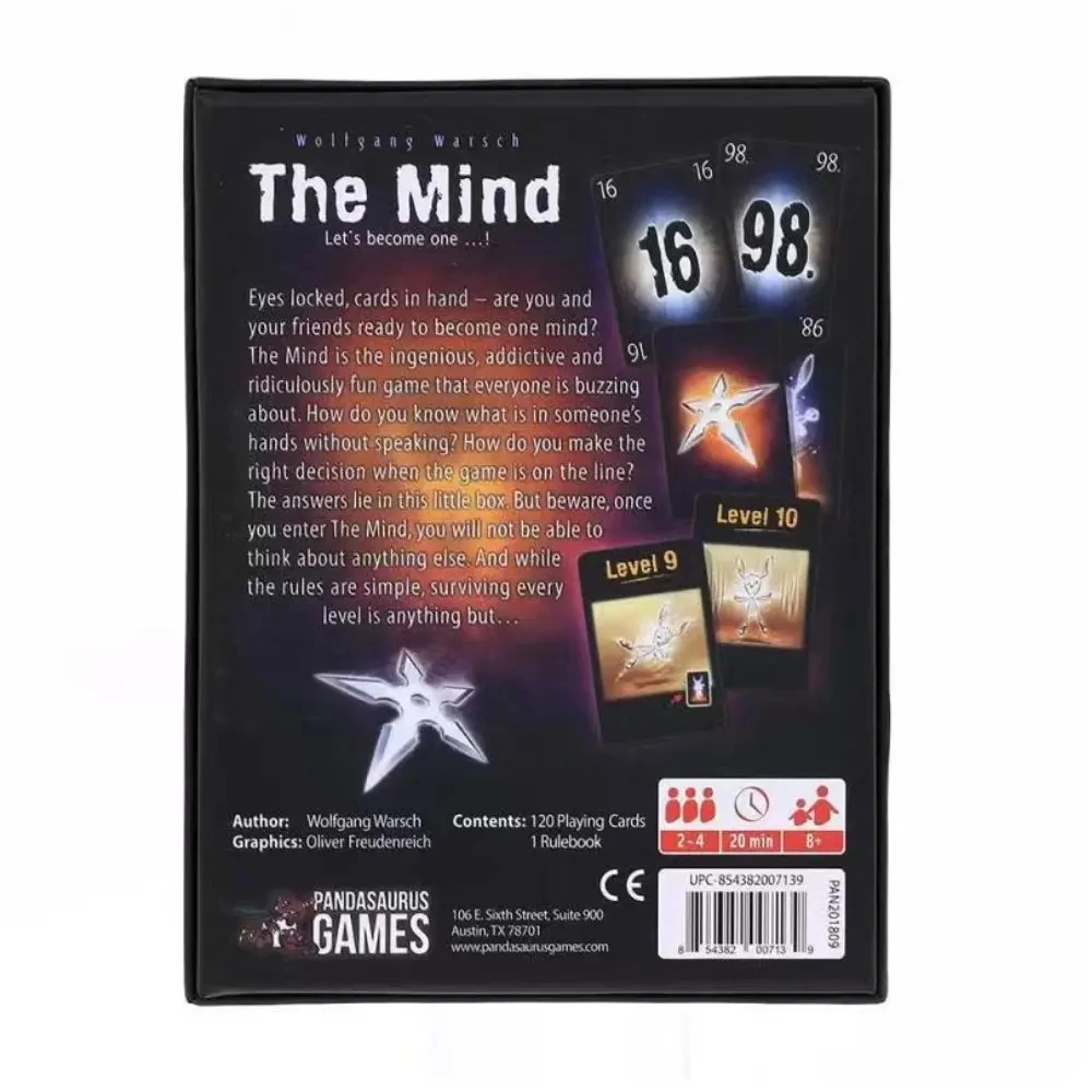 NUEVO Juego de Cartas The Mind - Board Games reseña y precio