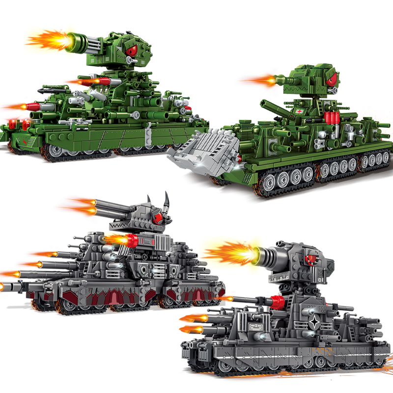 Tank World-Juego de bloques de - Lego Compatible Military Tank reseña y precio