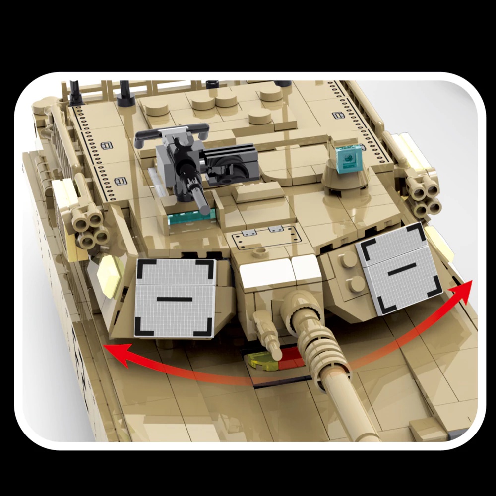 Set de Bloques de Construcción - Lego Compatible Military Tank reseña y precio