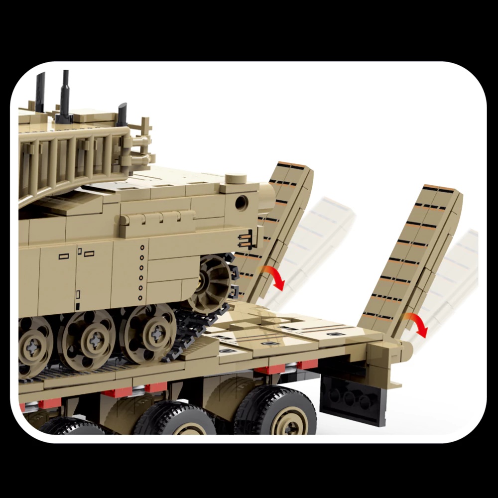 Set de Bloques de Construcción - Lego Compatible Military Tank reseña y precio