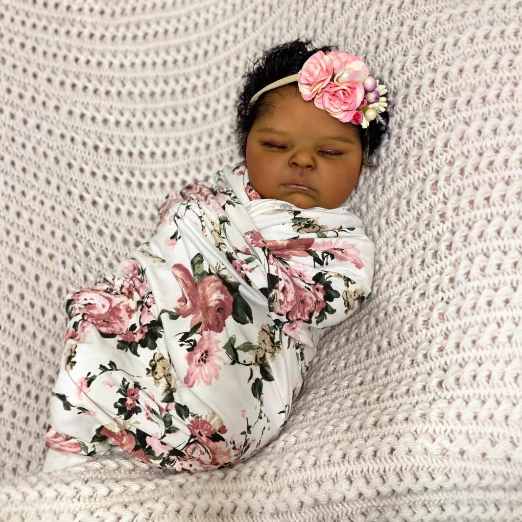 Melocotones de piel oscura, mu - Reborn Baby Doll Silicone Realistic reseña y precio