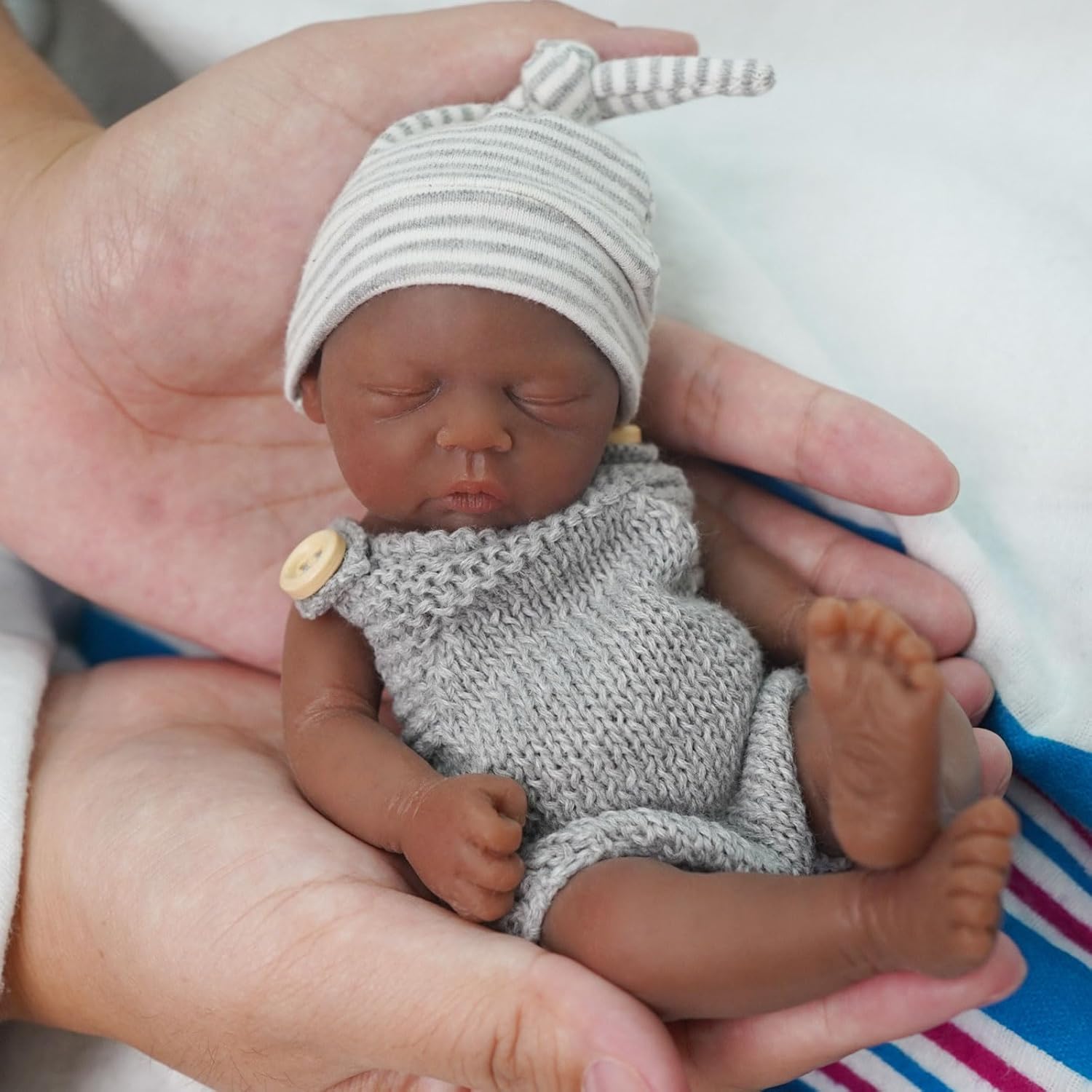 Muñecas Reborn de 7 pulgadas c - Reborn Baby Doll Silicone Realistic reseña y precio