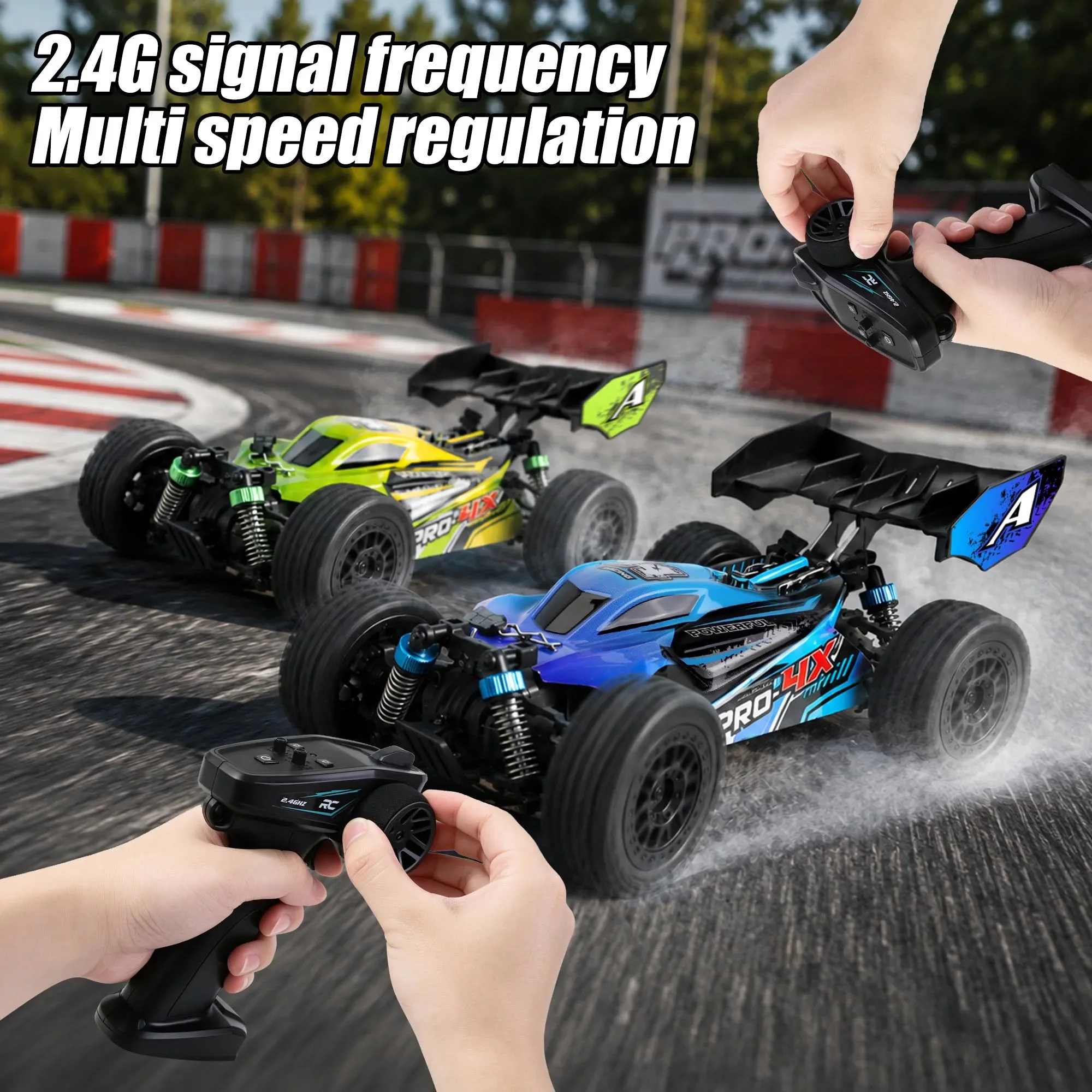 XDKJ Coche RC 1:24 4WD, Coche  - Rc Drift Car 1 24 Scale 4Wd reseña y precio