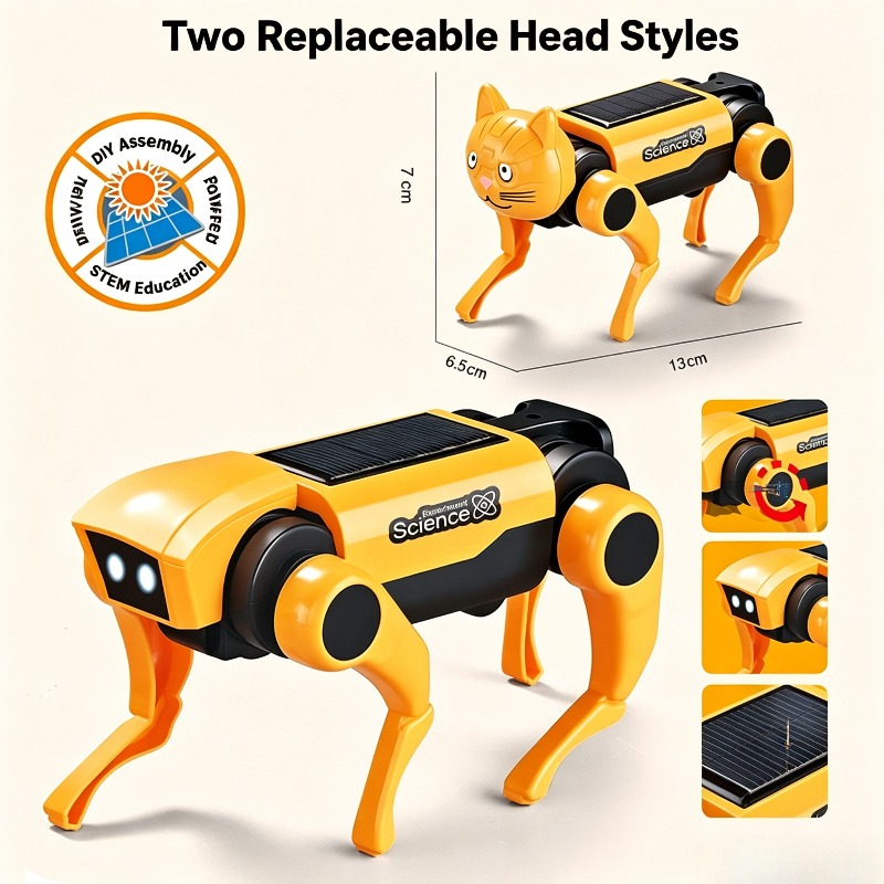 Kit de Montaje de Perro Mecáni - Stem Solar Robot Kit For Kids reseña y precio