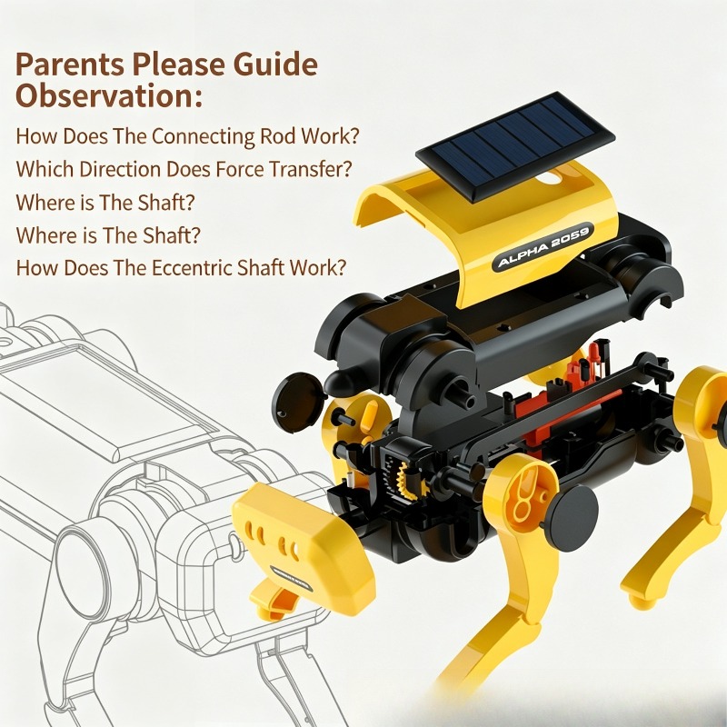 Kit de Montaje de Perro Mecáni - Stem Solar Robot Kit For Kids reseña y precio