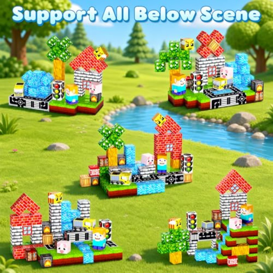 100 Bloques Magnéticos, Juego  - Magnetic Building Tiles Set 100Pcs reseña y precio