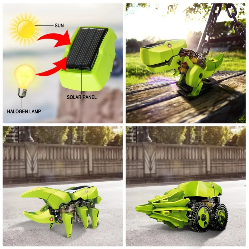 Kit de Robot Solar 3 en 1, Jug - Stem Solar Robot Kit For Kids reseña y precio