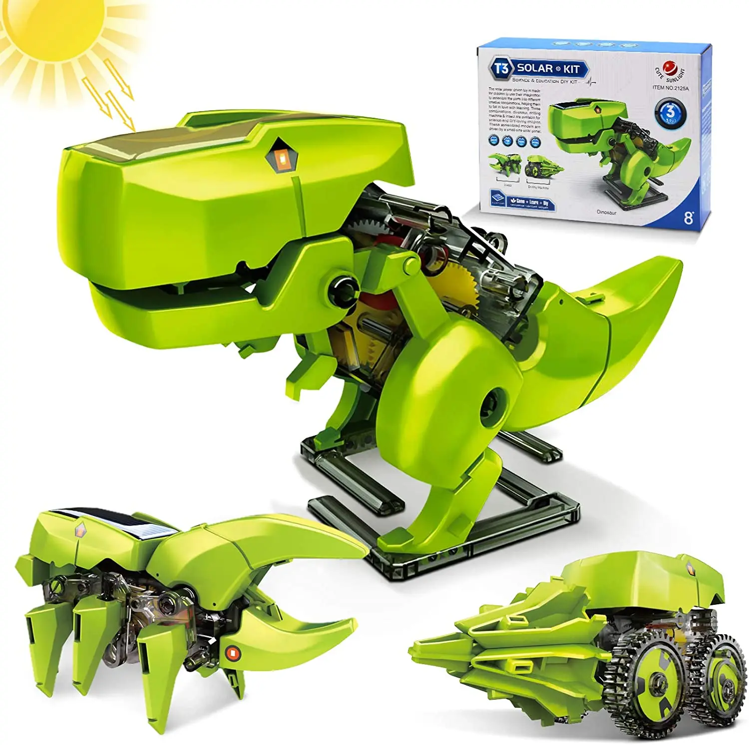 Kit de Robot Solar STEM 12 en  - Stem Solar Robot Kit For Kids reseña y precio